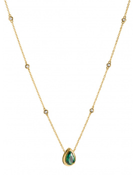 Thomas Sabo KE2331-971-6-L50V Necklace Drop Elyndra Gold-plated Ladies