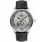 Zeppelin 8566-4 Mens Watch Friedrichshafen Open Heart Automatic 40mm 5ATM