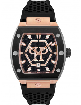 Philipp Plein PWPUA0124 Mens Watch The Hexagon Phantom 44mm 5ATM