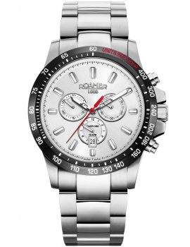 Roamer 861837 41 15 20 Mens Watch Rimini Chronograph 45mm 10ATM