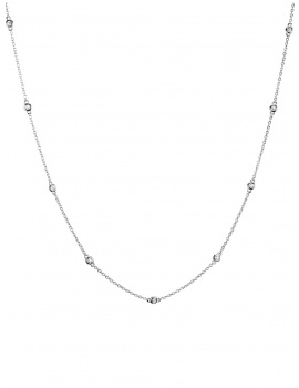 Thomas Sabo KE2340-051-14-L50V Necklace White zirconia stones Silver Ladies