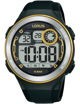 Lorus R2379NX9 športové digitálne hodiny Mens Watch 45mm 10ATM