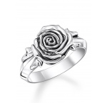 Thomas Sabo TR2487-637-21-56 ring midnight ružové silver Ladies