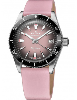 Edox 80131-3NC-NDRO Skydiver Automatic + 2nd strap Ladies Watch 38mm 30ATM