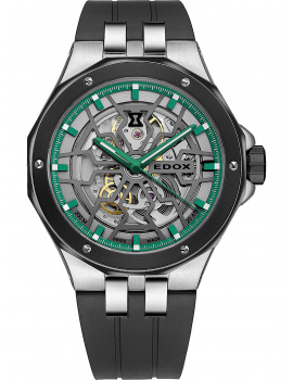 Edox 85303-3NN-VB Delfin Mecano Automatic Mens Watch 43mm 20ATM