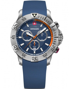 Wenger 01.0643.124 Mens Watch Seaforce Chronograph 43mm 20ATM