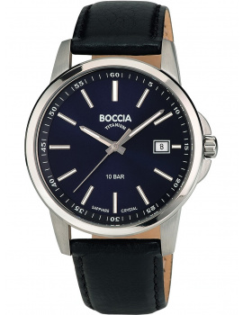 Boccia 3633-01 men`s watch titanium 40mm 10ATM