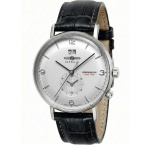 Zeppelin 8044-1 Mens Watch Hindenburg Dual Time 40mm 5ATM