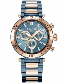 Roamer 994837 49 45 20 Mens Watch Toscana Chronograph 43mm 5ATM