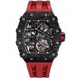 Tsar Bomba TB8209CF-02 Mens Watch Elemental Carbon Fiber Automatic 44mm 5ATM