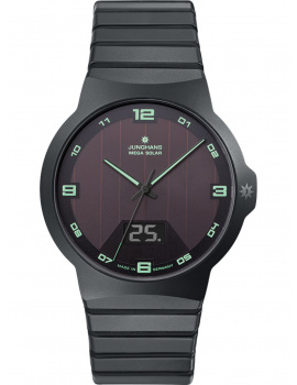 Junghans 18143644 Mens Watch Force Mega Slnečný pohon 40mm 5ATM