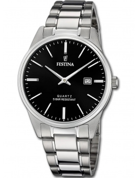Festina F20511/4 Classic Mens Watch 39mm 5ATM