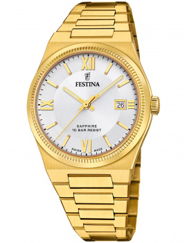 Festina F20038/1 Mens Watch Swiss Made RivĂ© 40mm 10ATM