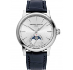 Frederique Constant FC-716S3H6 Mens Watch Classic Manufacture Moonphase Date 40mm 5ATM