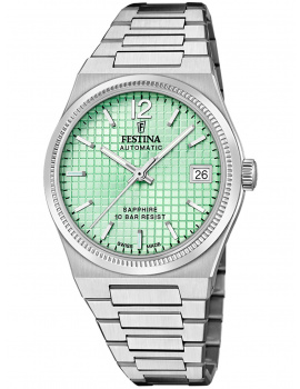 Festina F20029/3 Ladies Watch Swiss Made RivĂ© Automatic 35mm 10ATM