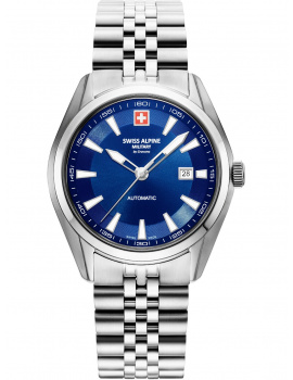 Swiss Alpine Military 7091.2135 Mens Watch Automatic 43mm 10ATM