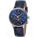 Zeppelin 7037-3 Hindenburg LZ129 ladies watch moon phase 36mm