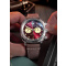 Spinnaker SP-5068-05 Mens Watch Hull Chronograph Burnt Maroon 42mm 10ATM