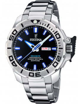 Festina F20665/3 Diver Mens Diving Watch 46mm 20ATM