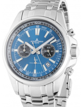 Jacques Lemans 1-2117ZC Liverpool Mens Chronograph 44mm 20ATM