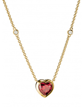 Thomas Sabo KE2365-414-10-L50V Necklace Heart Pendant Elyndra Gold-plated Ladies