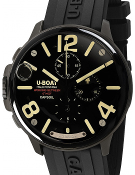 U-Boat 8897 Capsoil Chronograph Titanium Mens Watch 45mm 10ATM