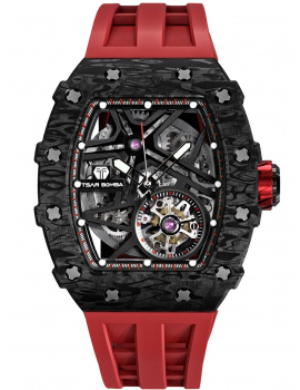 Tsar Bomba TB8209CF-02 Mens Watch Elementar Carbon Fiber Automatic 44mm 5ATM