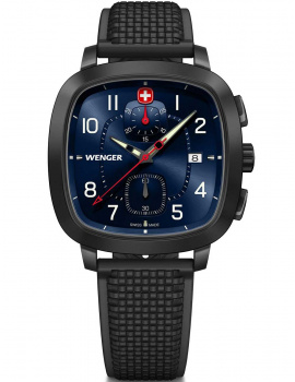 Wenger 01.1933.113 Mens Watch Vintage Športové Chronograph 40mm 5ATM