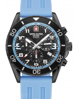 Swiss Alpine Military 7029.9871 Raptor Chronograph Mens Watch 42mm