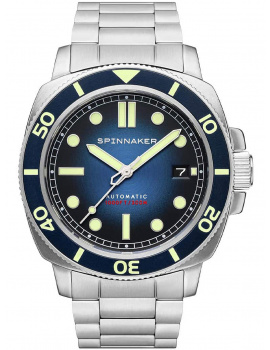 Spinnaker SP-5088-22 Hull Diver Automatic Mens Watch 42mm 30ATM
