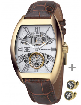 Earnshaw ES-8015-03 Set-Culfflinks Holborn Gent's Automatic Mens Watch