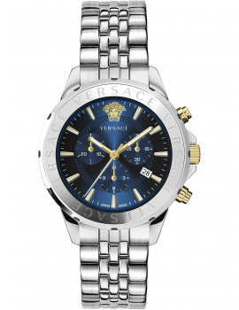Versace VEV601923 Signature Chronograph Mens Watch 44mm 5ATM