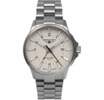 Bauhaus 2868M-5 Mens Watch Aviation Automatic Titanium GMT 42mm 10ATM