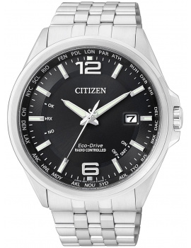 Citizen Eco-Drive Elegantné CB0010-88E 4-Zones Radio Controlled Watch 43 mm 100M