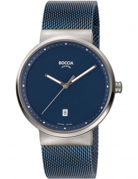 Boccia 3615-05 men`s watch titanium 38mm 5ATM