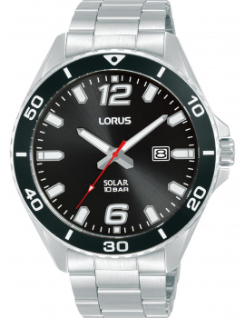 Lorus RX359AX9 Mens Watch Slnečný pohon 42mm 10ATM