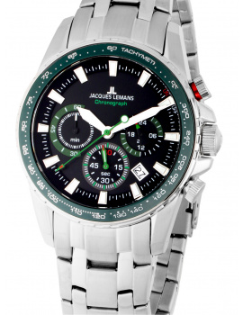 Jacques Lemans 1-2099F Liverpool Chronograph Mens Watch 42mm 10ATM