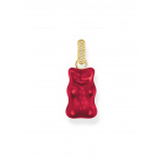 Thomas Sabo PE967-414-10 Large gold-plated red Goldbears pendant w. stones