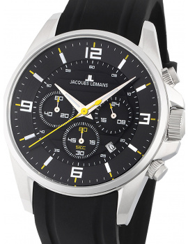 Jacques Lemans 1-2118A Liverpool Chronograph Mens Watch 44mm 10ATM