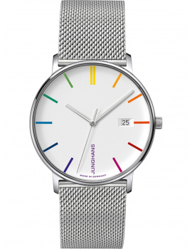 Junghans 41458044 Mens Watch FORM Quarz Bauhaus Edition 39mm 5ATM