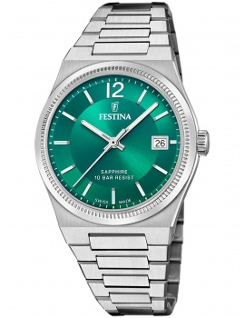 Festina F20035/5 Ladies Watch Swiss Made RivĂ© 35mm 10ATM