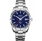 Rotary GB05176/05 Henley GMT men`s 40mm 10ATM