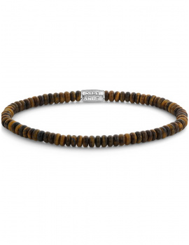 Rebel & Ružové RR-40162-S-S Bracelet Tiger Lily Round Slices