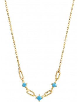 ANIA HAIE N033-03G Into the Blue Ladies Necklace, adjustable