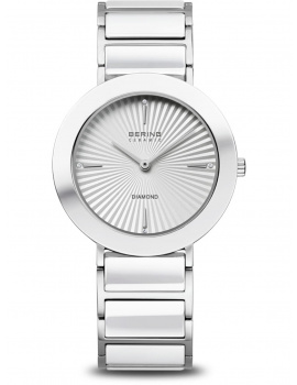 Bering 11435-753 Ladies Watch Diamond Keramika 35mm 3ATM