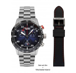 Zeppelin 7298M-3-Set Eurofighter Typhoon quartz Mens Watch 43mm 10ATM