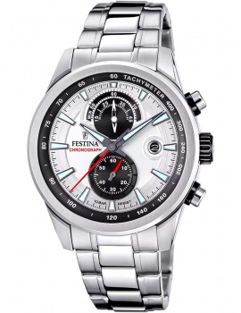 Festina F20694/1 Mens Watch Timeless Chronograph 44mm 10ATM