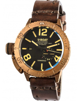 U-Boat 8486 Sommerso bronze Automatic Mens Watch 46mm 300M