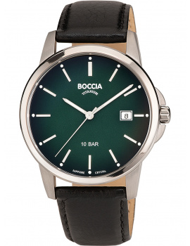 Boccia 3633-02 men`s watch titanium 40mm 10ATM