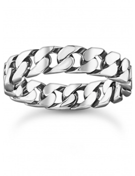 Thomas Sabo TR2496-637-21-56 ring - chain links silver Ladies